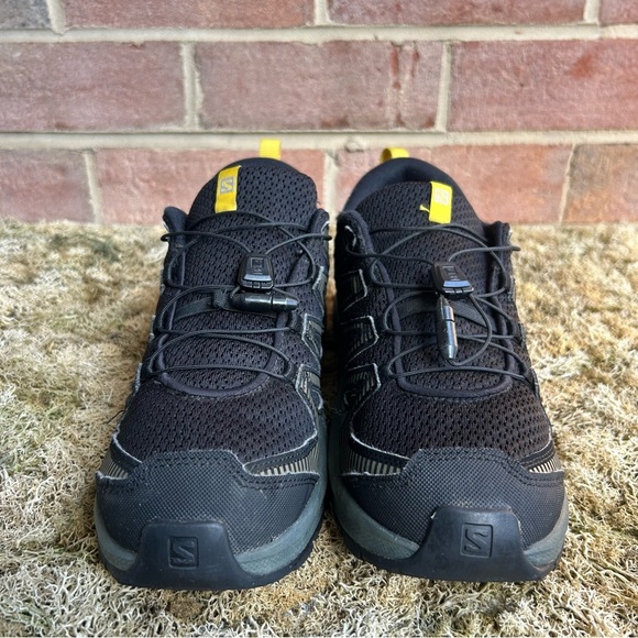 Salomon Xa Pro V8 Trail Running Shoes Blue Gray Yellow Men’s 7.5 - Picture 4 of 8